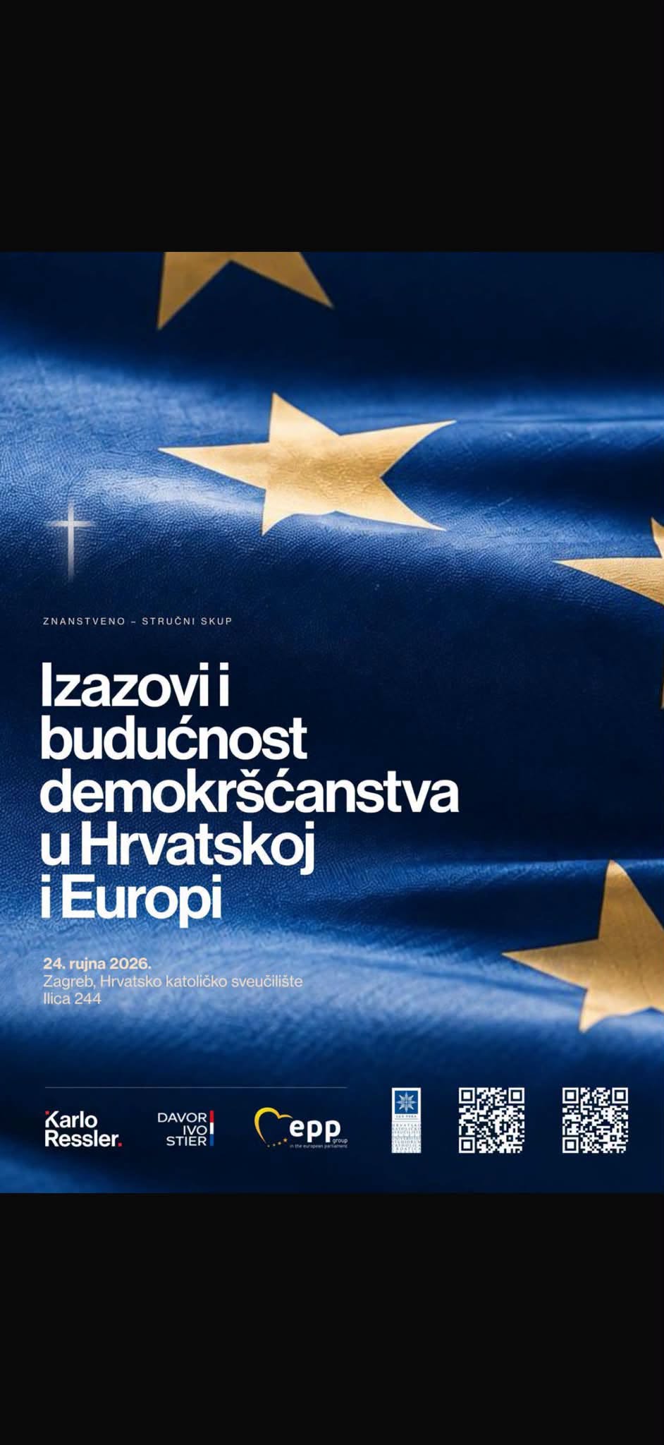 Poziv na konferenciju o kršćanskoj demokraciji u Hrvatskoj i Europi
