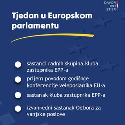Stier se priprema za plenarnu sjednicu Europskog parlamenta